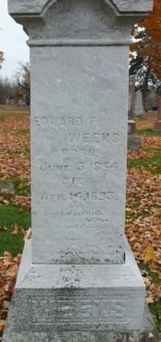 Edward F Weekes