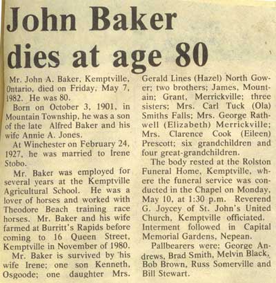 John a Baker