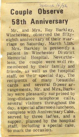 58th Anniversary