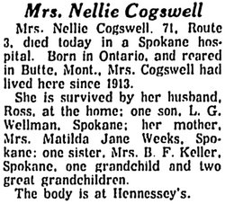 Nellie obit